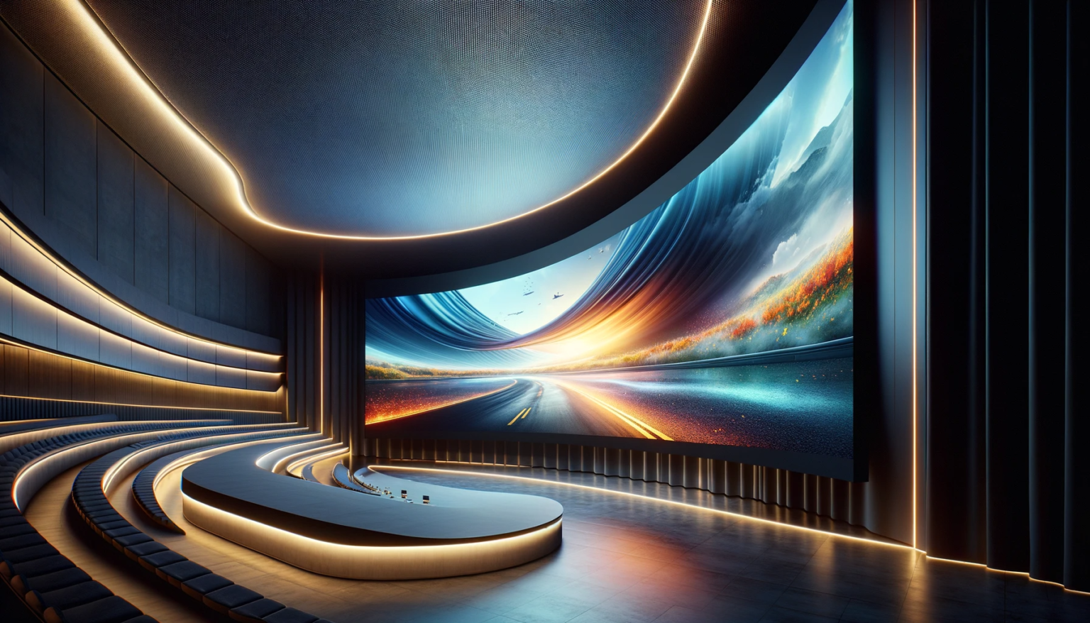 Curved LED Screens