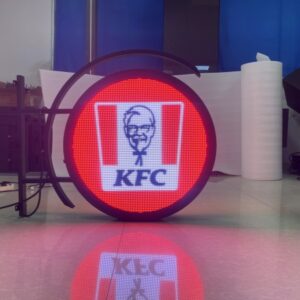 P4.68 Double Side Circular Round LED Display Sign Double Sides Circle LED Screen - Image 3
