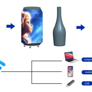 Can LED Display Pepsi Cola LED Beer Can Screen - Image 4