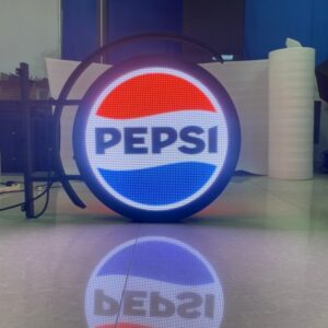P4.68 Double Side Circular Round LED Display Sign Double Sides Circle LED Screen - Image 4