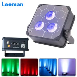 Battery Powered LED Par 3x18W RGBWA UV Wall Wash DMX Wireless Remote App Control Dj Club Home Party Wedding Stage Light Uplights - Image 1
