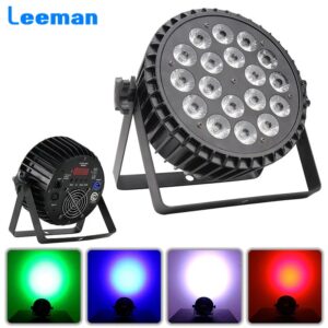 Die-cast Aluminum Led Par Light 18x10W RGBW 4in1 18x15W RGBWA 5in118x18W RGBWA+UV 6in1 DMX Stage Lights Business Lighting High Power Light Party KTV Disco DJ - Image 1