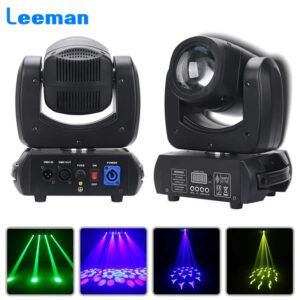 LED 100W Spot Beam Moving Head Light 18 Face Prism DMX512 Sound Dj Stage Effect Light Party Dance Disco Bar Music Club - Image 1